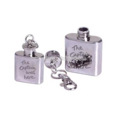 Flask key ring