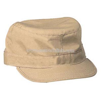 Military Fatigue Caps Khaki Rip-Stop Fatigue Cap