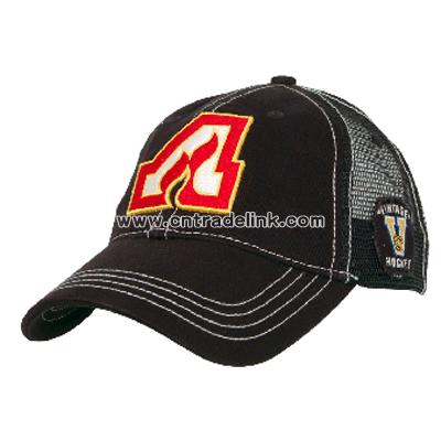 Flames Vintage Meshback Cap