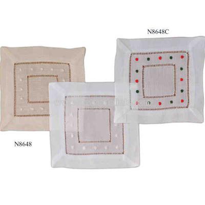 Christmas Dot Pure linen coaster napkin