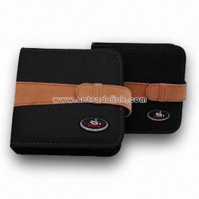 Leather CD Carry Case