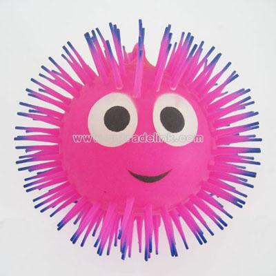 6.5'' Two-tone Smile face puffer ball