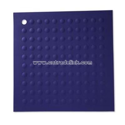 Large Silicone Trivet, Blue