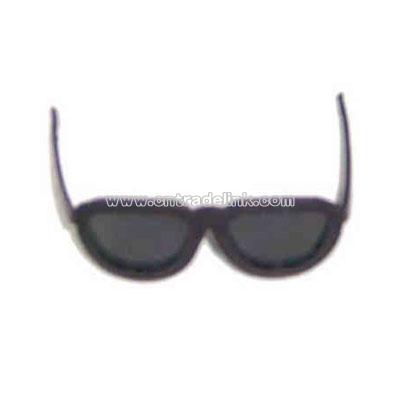Black Flexible sunglasses with flexible frame for 8" stuffed toy
