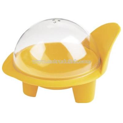 Silicone Single Egg Poacher, Yellow