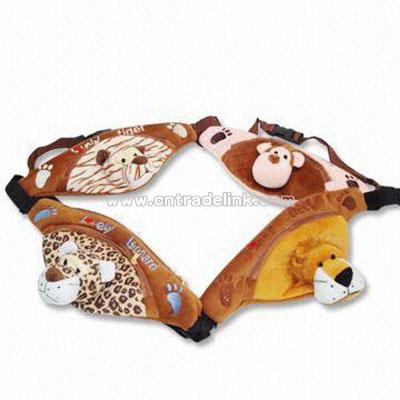 Plush Waist Pack in Animal Shape