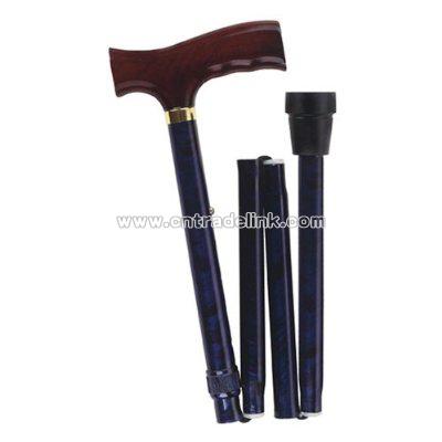 Healthcare Adjustable Folding Cane - Blue Cyclone