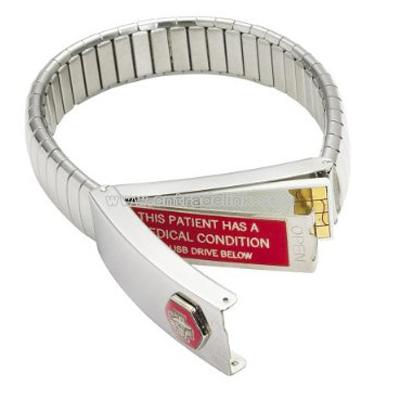 USB Medical ID Bracelet