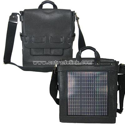 Noon Solar Logan Black Shoulder Bag