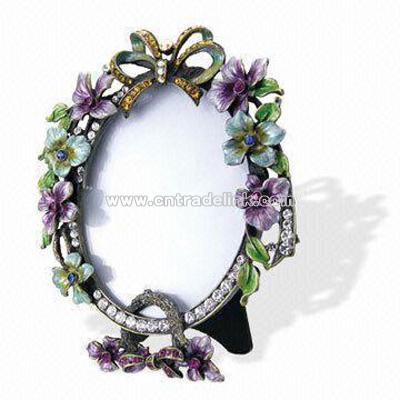 Floral-design Picture Frame