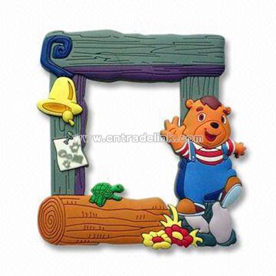 Soft PVC Photo Frame Cartoon Design