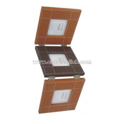 PU Leather Folded Photo Frame