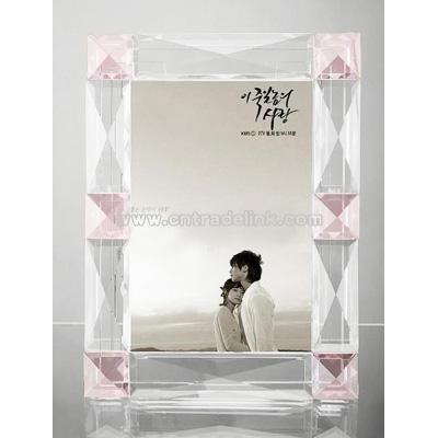 crystal photo frame