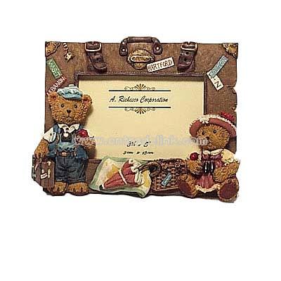 Teddy Bear Shaped Polyresin Photo Frame