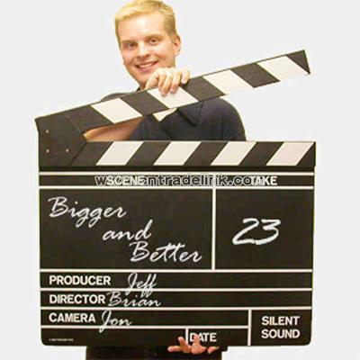 Big movie clapboard