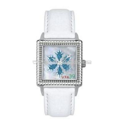 PS COLLECTION WHITE SNOWFLAKE STAMPS WATCHES