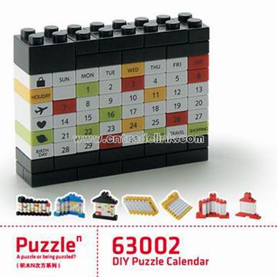 DIY Puzzle Calendar