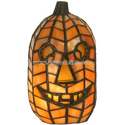 Tiffany Jack-O-Lantern Accent Lamp