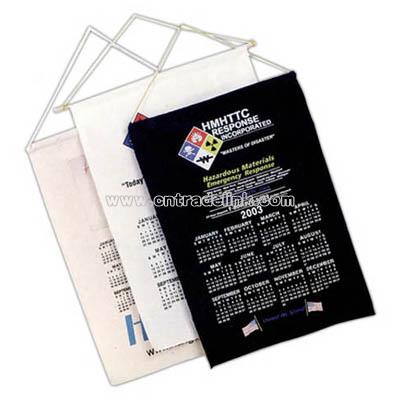 Fabric calendar or banner