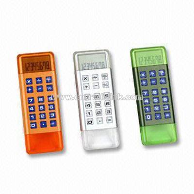 Promotional Acrylic Calculator with 8 Digits and Auto Power Off Function