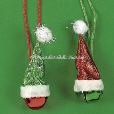 Santa Hat Jingle Bell Necklaces