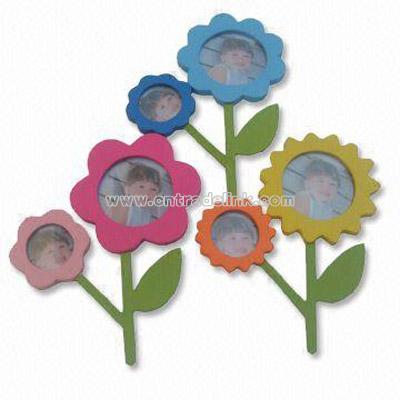 Flower Designs Wooden Photo Frames