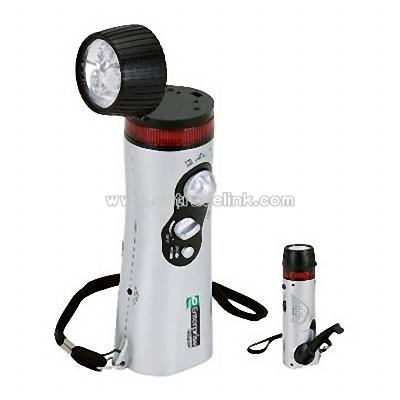 MINI SURVIVAL FLASHLIGHT RADIO