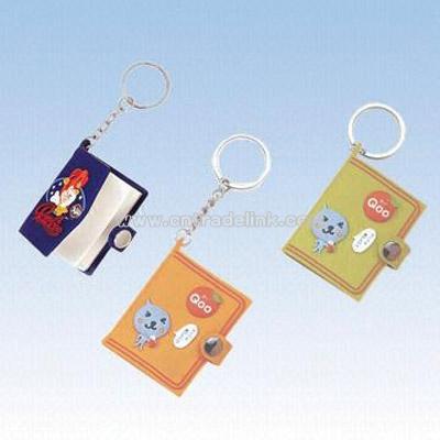 Soft Mini Notebook and Photo Album Keychain