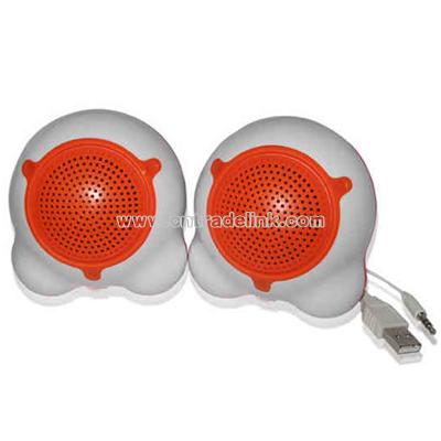 USB mini speaker with built-in FM radio