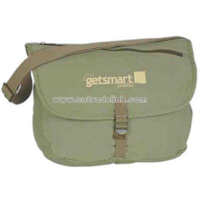 Promotional Cotton Canvas Messenger Bag