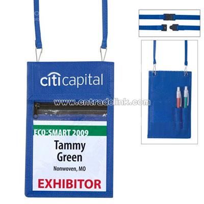 Non-Woven Tradeshow Badge Holder