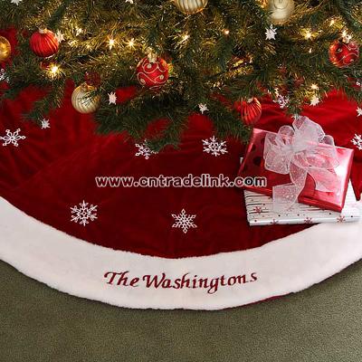 Winter Wonderland Personalized Tree Skirt