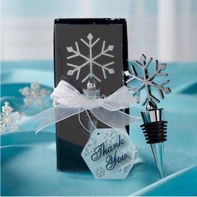 Snowflake Bottle Stopper