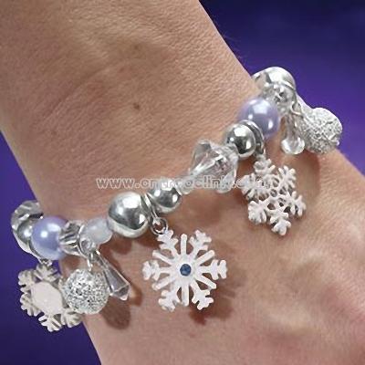 Snowflake Stretch Bracelet