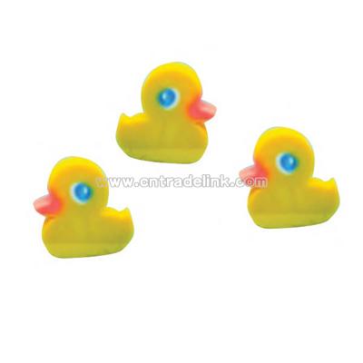 Duck shaped eraser