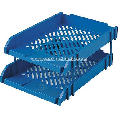 Top-grade 2 layer file tray