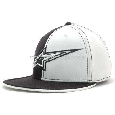 Side Star Flat Bill Flex Cap