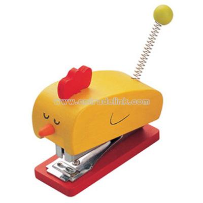 Chicken Shape Wooden Cartoon Stapler