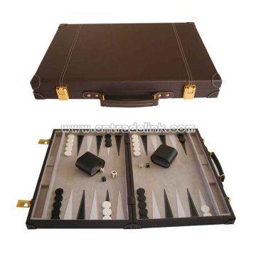 Leather Backgammon Set