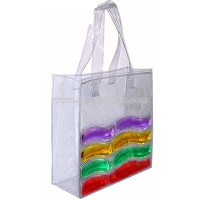 liquid filled PVC hand bag