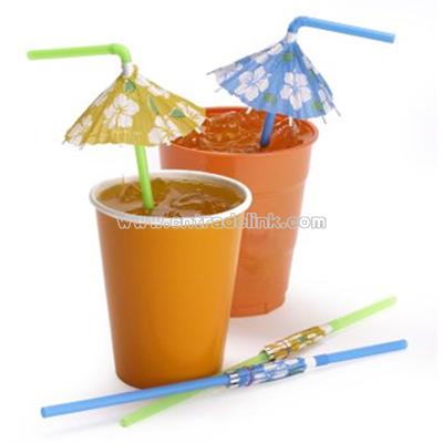 Parasol Drinking Straws