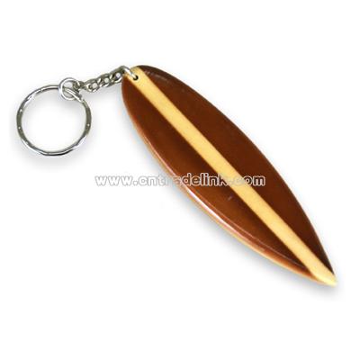 Wet Products Surfboard Keychain Wood