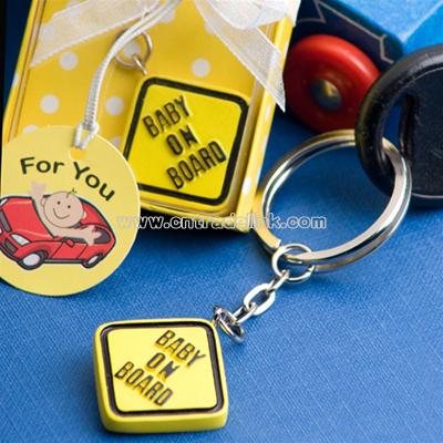 Baby on Board Keychain Favor