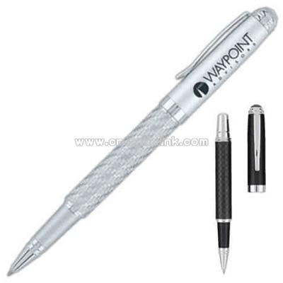 Carbon fiber barreled roller ball pen