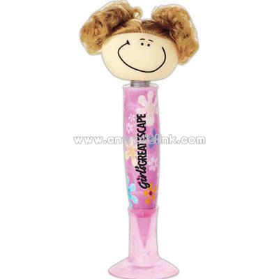 Goofy girl pen