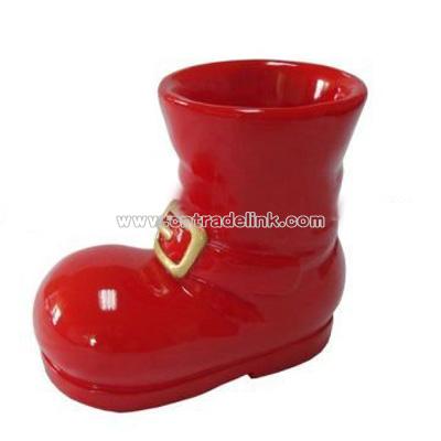 Christmas Boot Pen Holder