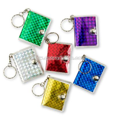 Laser Notepad Keychain