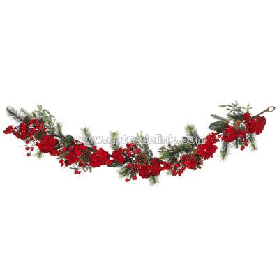 Nearly Natural 72-Inch Artificial Hydrangea Garland