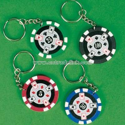 Poker Chip Key Chain