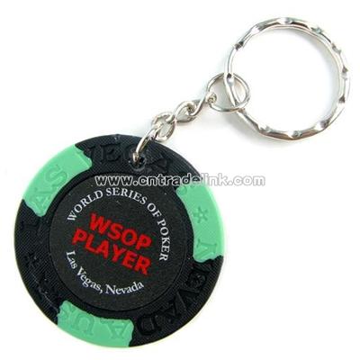 Player Black Key Chain